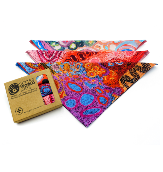 Better World Arts Handkerchiefs - Set of 3