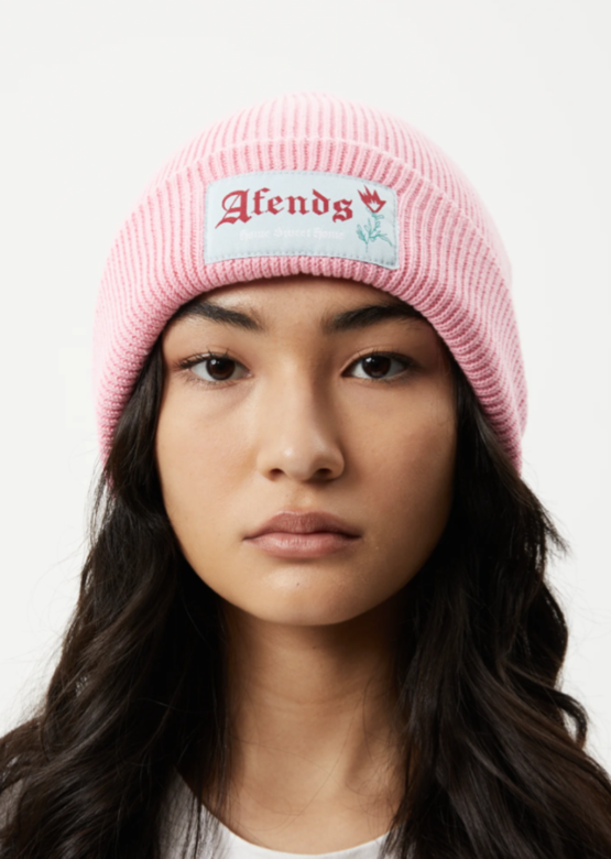 Afends Pink beanie