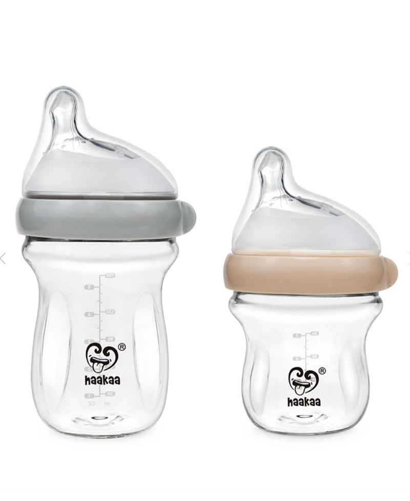 Haakaa Glass Baby Feeding Bottle