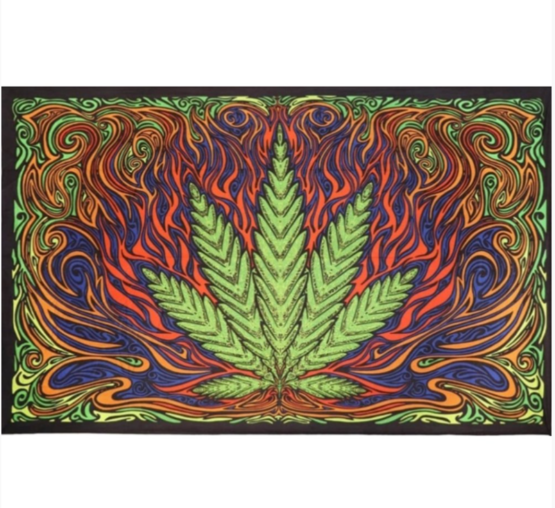 Tapestry Hemp Leaf