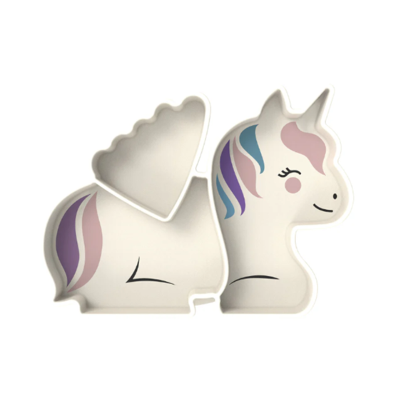 Melii kids silicone suction plate Unicorn