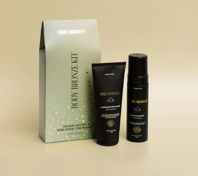 Three Warriors Body Bronze GiftPack